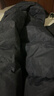 特步（XTEP）80%絨短款羽絨服男女款冬季新款保暖防風(fēng)加厚外套男 正黑色-0115-80%絨 XL 曬單實(shí)拍圖