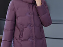 鴨鴨（YAYA）中年媽媽裝羽絨服女冬季新款洋氣優(yōu)雅40歲50中老年人女裝外套 豆沙色 3XL /180 曬單實(shí)拍圖
