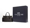 蔻馳（COACH）奧萊女士女包經(jīng)典標志CITY迷你托特包單肩斜挎包手提包禮物city15 IM/胡桃木色/黑色 曬單實(shí)拍圖