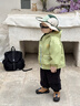 嘟嘟家【4級防潑水】?jì)和馓状貉b男童外衣春款女童上衣戶(hù)外寶寶三合一 牛油果綠 100 曬單實(shí)拍圖