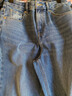 蓋璞女裝2025秋季新款無(wú)彈中腰水洗棉質(zhì)闊腿牛仔褲休閑長(cháng)褲793141 曬單實(shí)拍圖
