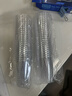 潔日邦一次性航空杯100ml*50只食品級杯子加厚耐高溫防摔塑料太空杯 曬單實(shí)拍圖