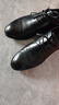 回力(Warrior)商務(wù)休閑男鞋百搭鞋子男英倫正裝皮鞋男2413 黑色 41 曬單實(shí)拍圖