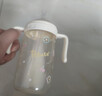 小土豆（potato）兒童水杯大寶寶寬口徑防摔防脹氣ppsu直飲吸管奶瓶1歲以上牛奶杯 布丁粉色 （帶吸嘴+直飲吸管） 曬單實(shí)拍圖