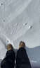燎原火滑雪襪子男女成人專(zhuān)業(yè)滑雪襪羊毛縮滑加厚保暖登山高筒冬季長(cháng)雪襪 【標準款】白灰色棉質(zhì)款 均碼 女士款（建議35-39碼） 曬單實(shí)拍圖