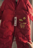 巴拉巴拉嬰兒連體衣羽絨服寶寶男童女童2025新款冬裝外出哈衣爬服造型拜年 曬單實(shí)拍圖