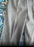 PRICH【綿羊毛】時(shí)尚微喇褲2025春季新款氣質(zhì)顯瘦西裝褲女 16淺灰色 M 165 曬單實(shí)拍圖