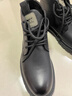 七匹狼男鞋馬丁靴男春季新款英倫風(fēng)真牛皮戶(hù)外工裝鞋防滑耐磨高幫皮鞋男 黑色 【標準皮鞋碼】 41 曬單實(shí)拍圖
