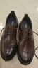 百麗通勤商務(wù)皮鞋男牛皮褶皺增高休閑鞋A1373AM4 棕色2  40 曬單實(shí)拍圖