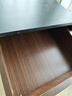 御樂(lè )欣實(shí)木床頭柜臥室2025新款簡(jiǎn)約床邊柜家用小型儲物床頭收納柜子 【豪華底座】雙抽胡桃色+黑40cm 【實(shí)木生態(tài)板】 曬單實(shí)拍圖