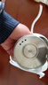 maxwin 家用電熱水壺長(cháng)嘴燒水壺泡茶專(zhuān)用手沖咖啡壺開(kāi)水壺小型茶藝壺防燙全自動(dòng)斷電茶具功夫茶酒店 0.6L 月光白 曬單實(shí)拍圖