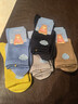 親相見(jiàn)兒童襪子男高筒襪四季100%棉防臭純棉運動(dòng)舒適休閑男寶無(wú)骨中筒襪 曬單實(shí)拍圖
