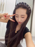 芯奢巴黎王妃發(fā)箍女2025新款高級感水鉆麻花辮時(shí)尚發(fā)卡洋氣高顱頂頭箍 水鉆星芒發(fā)箍 曬單實(shí)拍圖