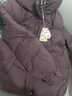 梵花秀（fanhuaxiu）媽媽冬裝羽絨棉服洋氣加厚棉襖2025新款中老年秋冬外套保暖棉衣女 紫色 洋氣羽絨棉衣 2XL 建議穿111-125斤 曬單實(shí)拍圖