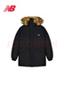 NEW BALANCE25年男款休閑保暖運動(dòng)毛領(lǐng)羽絨服AMJ53371 BK M 曬單實(shí)拍圖