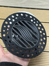 陶蓮百葉格柵75圓形預埋新風(fēng)口換氣通風(fēng)出風(fēng)口新風(fēng)空調系統排風(fēng)裝飾蓋 75型預埋黑框【A1黑蓋】（可調節風(fēng)量） 無(wú)規格 曬單實(shí)拍圖