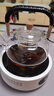 憶壺茶（YIHUTEA）泡茶壺玻璃煮茶壺家用電陶爐煮茶器養生壺 茶具套裝玻璃燒水茶壺 1L壺+1500W黑色爐 曬單實(shí)拍圖