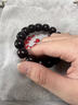 冠羽手串正宗印度小葉紫檀野生老料珠10mm素圈文玩佛珠檀香木手鏈 曬單實(shí)拍圖