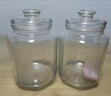 玻璃提手儲物罐三件套密封罐家用泡菜壇子零食儲物罐糧食儲藏五谷 八角密封罐2200ml2個(gè) 曬單實(shí)拍圖