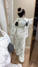 普賓迪天使小狗睡衣 卡通可愛(ài)少女法蘭絨睡衣連帽套裝冬季保暖新款外穿 天使小狗#91版 M 建議【70-100】斤內 曬單實(shí)拍圖