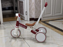 BG-BABYGO兒童三輪車(chē)多功能腳踏車(chē)自行車(chē)1-3歲寶寶滑步車(chē)嬰兒推車(chē) 寶石紅 曬單實(shí)拍圖