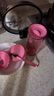 特百惠（Tupperware）茶韻500ML塑料杯男女士學(xué)生夏季運動(dòng)水杯子戶(hù)外便攜大容量 柔蜜粉 曬單實(shí)拍圖