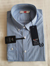 金利來(lái)襯衫男長(cháng)袖全棉透氣舒適基礎款格子襯衣SLT0060-LH152 天藍 1XL  曬單實(shí)拍圖