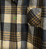 100%純棉加厚磨毛格子男士長(cháng)袖襯衫休閑寬松大碼秋冬保暖防掉毛 28-5 43 建議155-170斤 曬單實(shí)拍圖