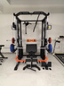 美力德龍門(mén)架史密斯機多功能健身器材一體機深蹲架臥推架舉重綜合訓練器 H3全能版【臥推凳+杠鈴桿+100kg/PVC鈴片】 曬單實(shí)拍圖