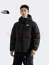 The North Face北面羽絨服男戶(hù)外防潑保暖鵝絨8GKG 黑色/JK3 M 曬單實(shí)拍圖