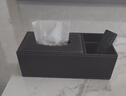 侑家良品紙巾盒客廳抽紙盒高檔桌面遙控器收納盒辦公室會(huì )議桌面分格收納 曬單實(shí)拍圖