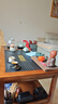 哈駱頓（HALODN）實(shí)木陽(yáng)臺小茶桌茶車(chē)茶臺家用小戶(hù)型燒水茶臺茶桌一體新中式茶幾桌 免安裝-單桌【升級玻璃壺電器套裝】 免安裝-長(cháng)100*47*68贈茶具禮包 曬單實(shí)拍圖