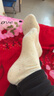 都市麗人襪子女純棉秋冬抗菌防臭5雙裝中筒襪女士小熊純色家居中筒襪 曬單實(shí)拍圖