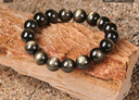 吉照堂天然黑曜石手串彩虹眼素圈馬年本命年送男女轉運珠護身手鏈禮物 【收藏級】金沙金曜石手串+證書(shū) 【珠徑16mm】（建議男士佩戴） 曬單實(shí)拍圖