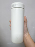 米家 保溫杯 316不銹鋼水杯 男女士杯子 大容量茶杯便攜 350ml白色 曬單實(shí)拍圖