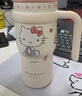 三麗鷗（SANRIO）凱蒂貓HelloKitty公仔冰霸保溫杯316不銹鋼帶吸管女新年禮物700ml 曬單實(shí)拍圖