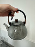 憶壺茶（YIHUTEA）蒸煮茶壺電陶爐加熱煮茶器玻璃泡茶壺家用燒水壺茶具套裝圍爐煮茶 【尊貴茶壺】1500w木紋電陶爐+煙灰壺 900ml 曬單實(shí)拍圖