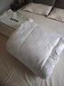 LOVO羅萊A類(lèi) 95%昆侖白鵝絨羽絨被 冬被 1000g填充200*230cm 白色 曬單實(shí)拍圖