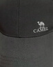 駱駝（CAMEL）鴨舌帽男女寬檐遮陽(yáng)帽防曬棒球帽 133BARC017 幻影黑 曬單實(shí)拍圖