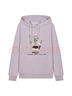 Teenie Weenie小熊女裝衛衣2025冬季新款休閑活力大熊圖案連帽上衣 淺紫色 S 曬單實(shí)拍圖