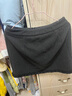 百圖（betu）女裝冬季新款半身裙高級感A字裙木耳邊設計裙子短裙2510T71 深灰 M 曬單實(shí)拍圖