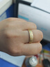 順慶銀樓足銀9999百搭復古國潮設計花藤戒指可調節送女友送自己節日禮物 花藤戒指 曬單實(shí)拍圖