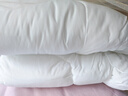 富安娜 舒暖 纖維被子冬季被芯 雙人冬厚被 約6.3斤 203*229cm 白色 曬單實(shí)拍圖