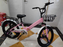 永久（FOREVER）兒童自行車(chē)6-10歲以上兒童山地車(chē)女折疊單速大童自行車(chē) 22寸粉色 曬單實(shí)拍圖