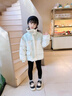 G.duck女童羊羔毛羽絨服韓版洋氣2026冬季新款中大兒童90白鴨絨防風(fēng)外套 淺藍色 【單件外套】 150 cm 曬單實(shí)拍圖