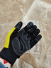 欣達/Xinda 戶(hù)外全指防護手套登山攀巖防滑耐磨運動(dòng)騎行訓練攀爬速降手套 黃黑色 M 曬單實(shí)拍圖