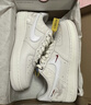 耐克NIKE男空軍一號AF1 AIR FORCE1馬年限定款 運動(dòng)鞋IQ1119-011白42 曬單實(shí)拍圖