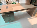 舒炫（SHUXUAN）辦公桌老板桌辦公室現代簡(jiǎn)約辦公家具單人大班臺總裁經(jīng)理主管桌 曬單實(shí)拍圖