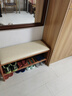 家逸實(shí)木換鞋凳入戶(hù)門(mén)口鞋柜進(jìn)門(mén)穿鞋凳家用鞋架可坐長(cháng)條凳臥室床尾凳 曬單實(shí)拍圖