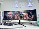 天殊34英寸4K帶魚(yú)屏240HZ顯示器電競曲面高刷HDR白色辦公電腦屏幕21:9游戲寬屏升降炒股大屏巨幕液晶 U49L-49英寸準5K165HZ曲面帶魚(yú)屏升降 曬單實(shí)拍圖